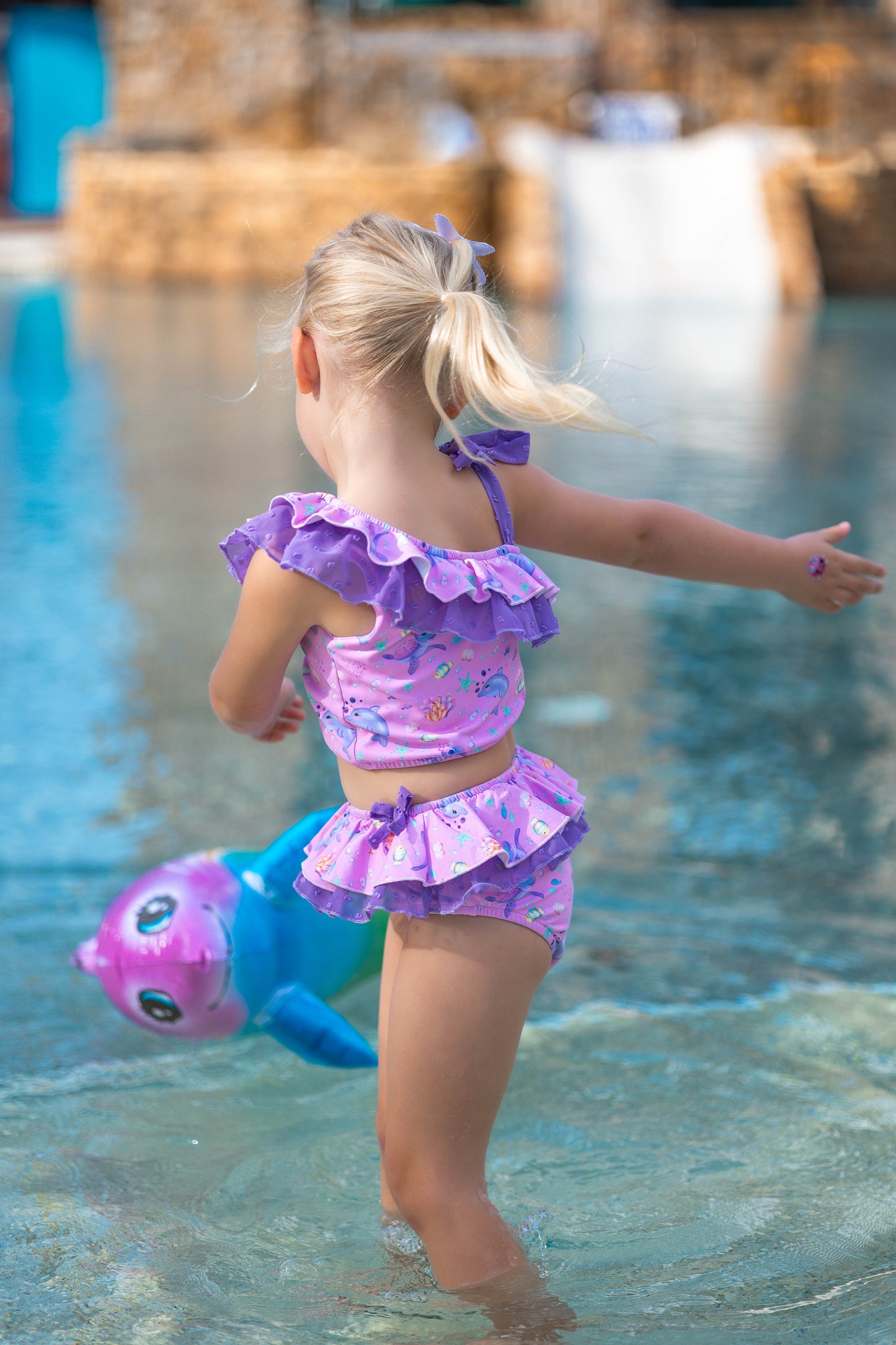 Ruffle Tankini Set - Under The Sea