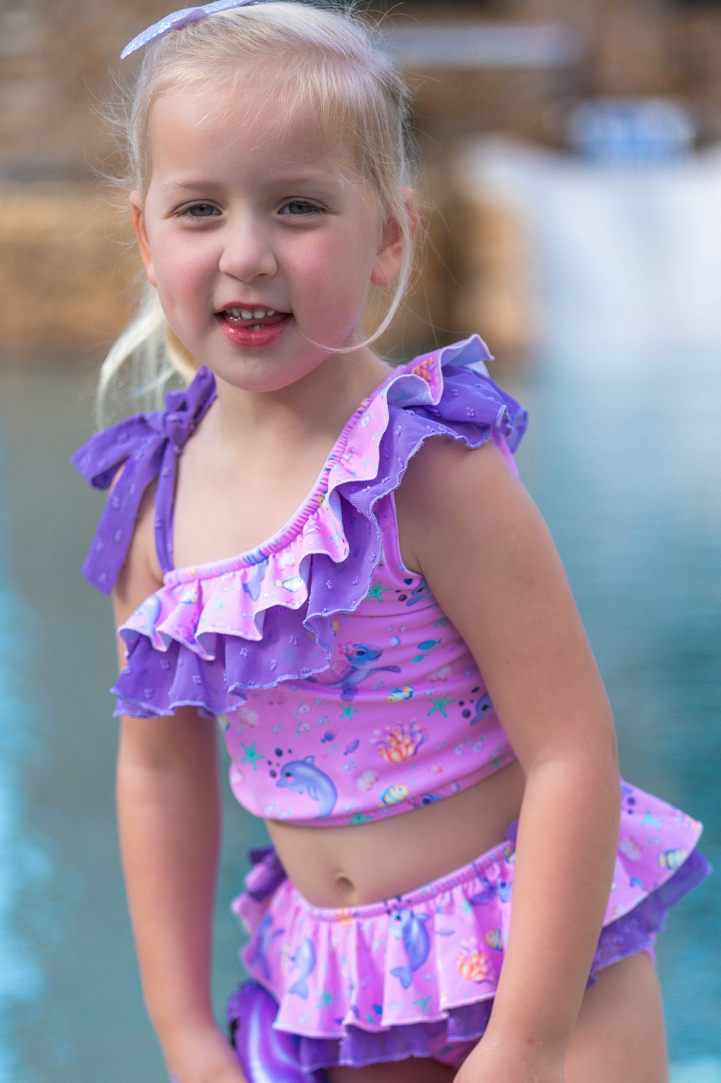 Ruffle Tankini Set - Under The Sea