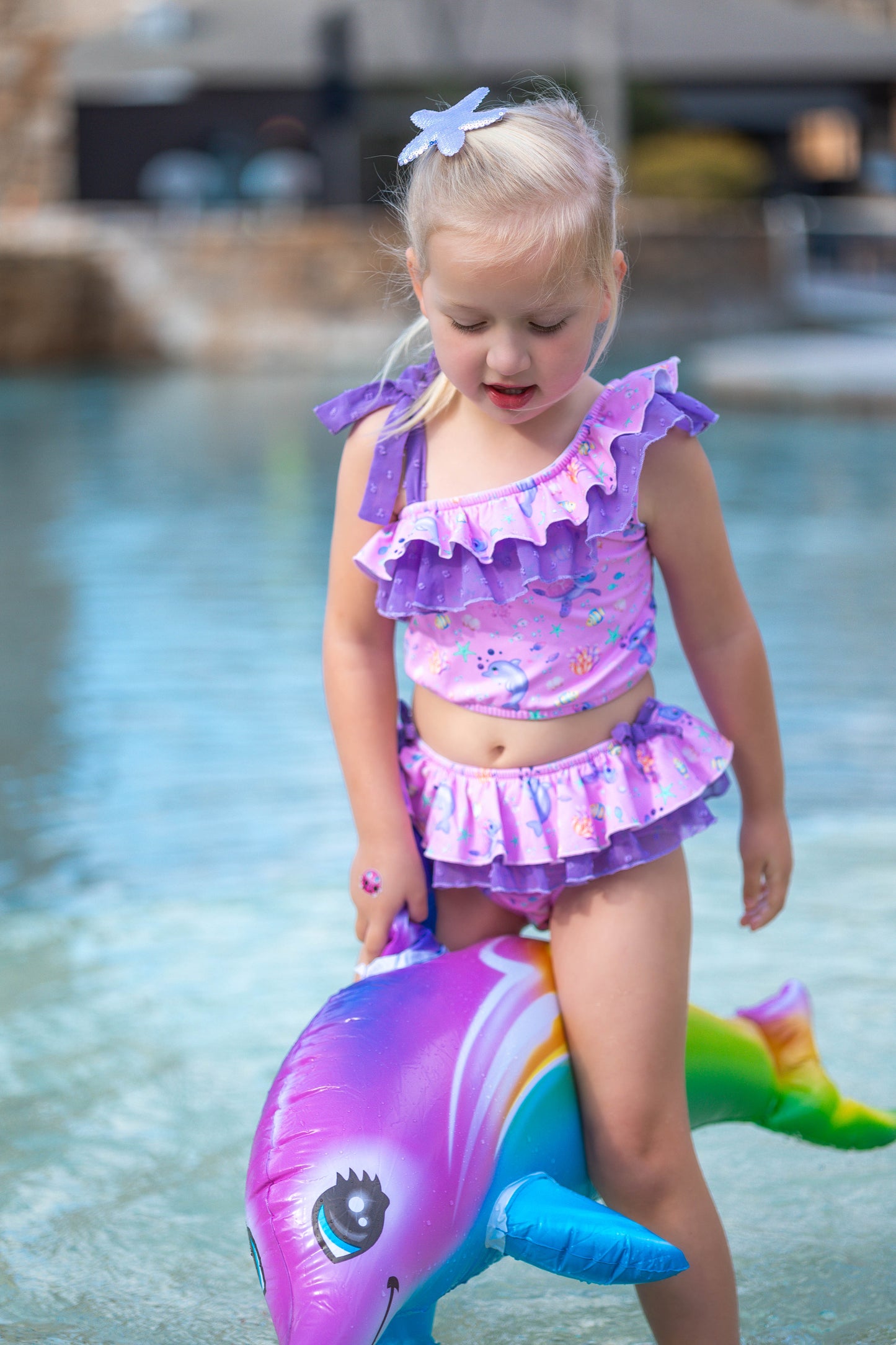 Ruffle Tankini Set - Under The Sea