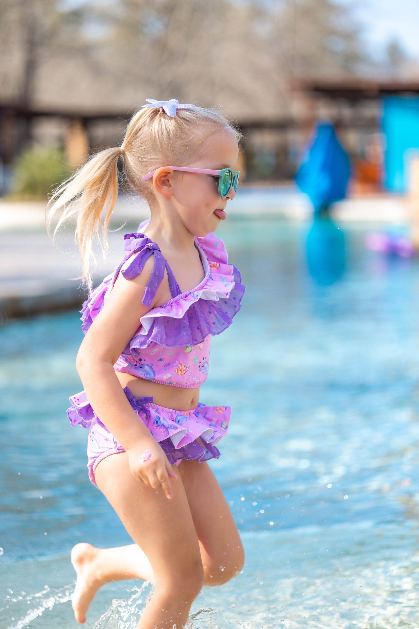 Ruffle Tankini Set - Under The Sea