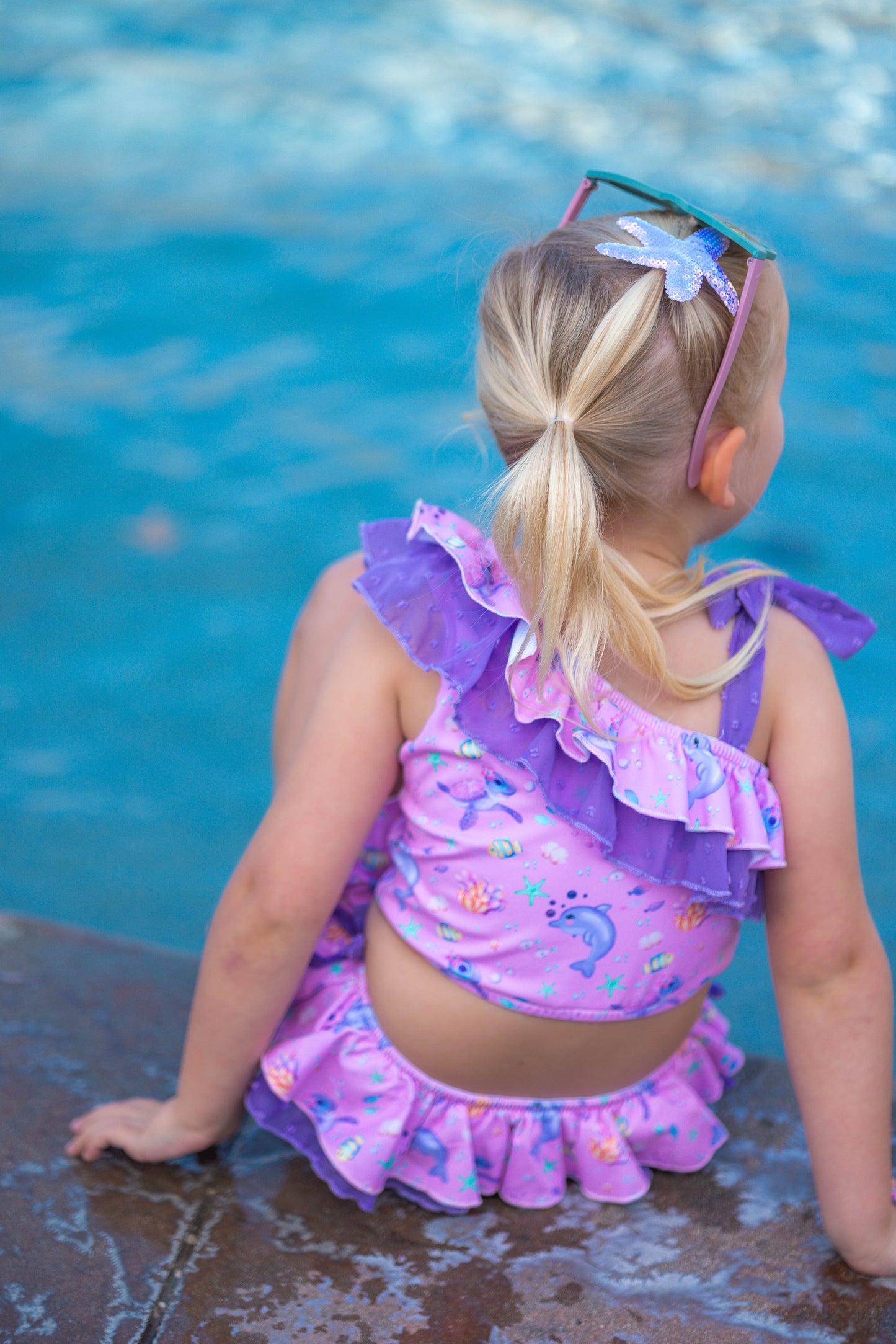 Ruffle Tankini Set - Under The Sea