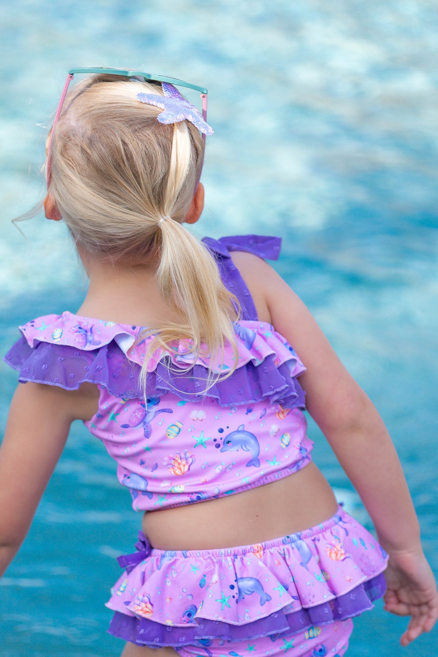 Ruffle Tankini Set - Under The Sea