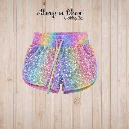 Luxe Velvet Sequin Shorties - pre-order