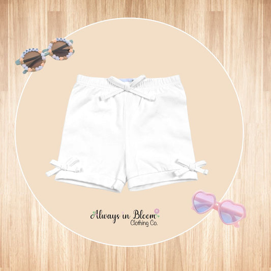 Girls Sunny Shorties - White