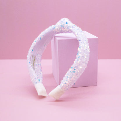 Kids Knot Headband - Sequin Knotted Hair Band Accessories