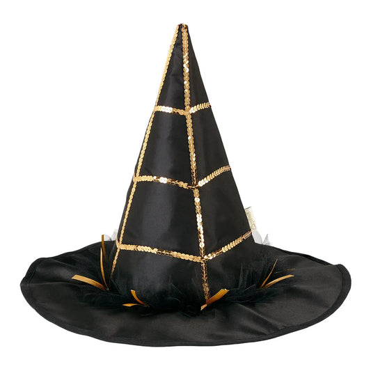 Gold Sequins Witch Hat