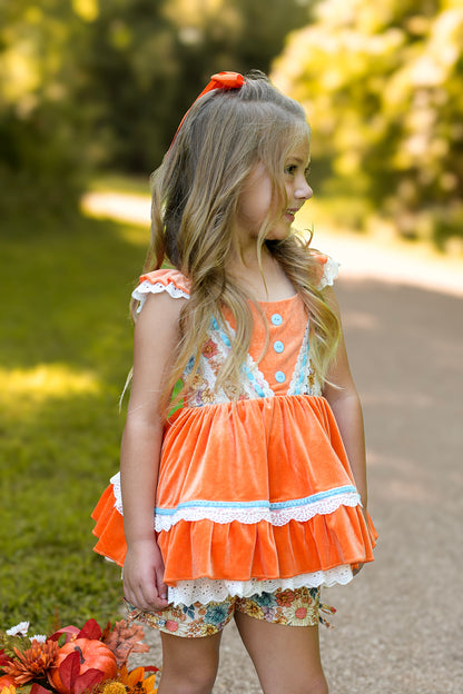 Evelyn Tunic Set - Vintage Fall Floral