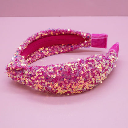 Kids Knot Headband - Sequin Knotted Hair Band Accessories