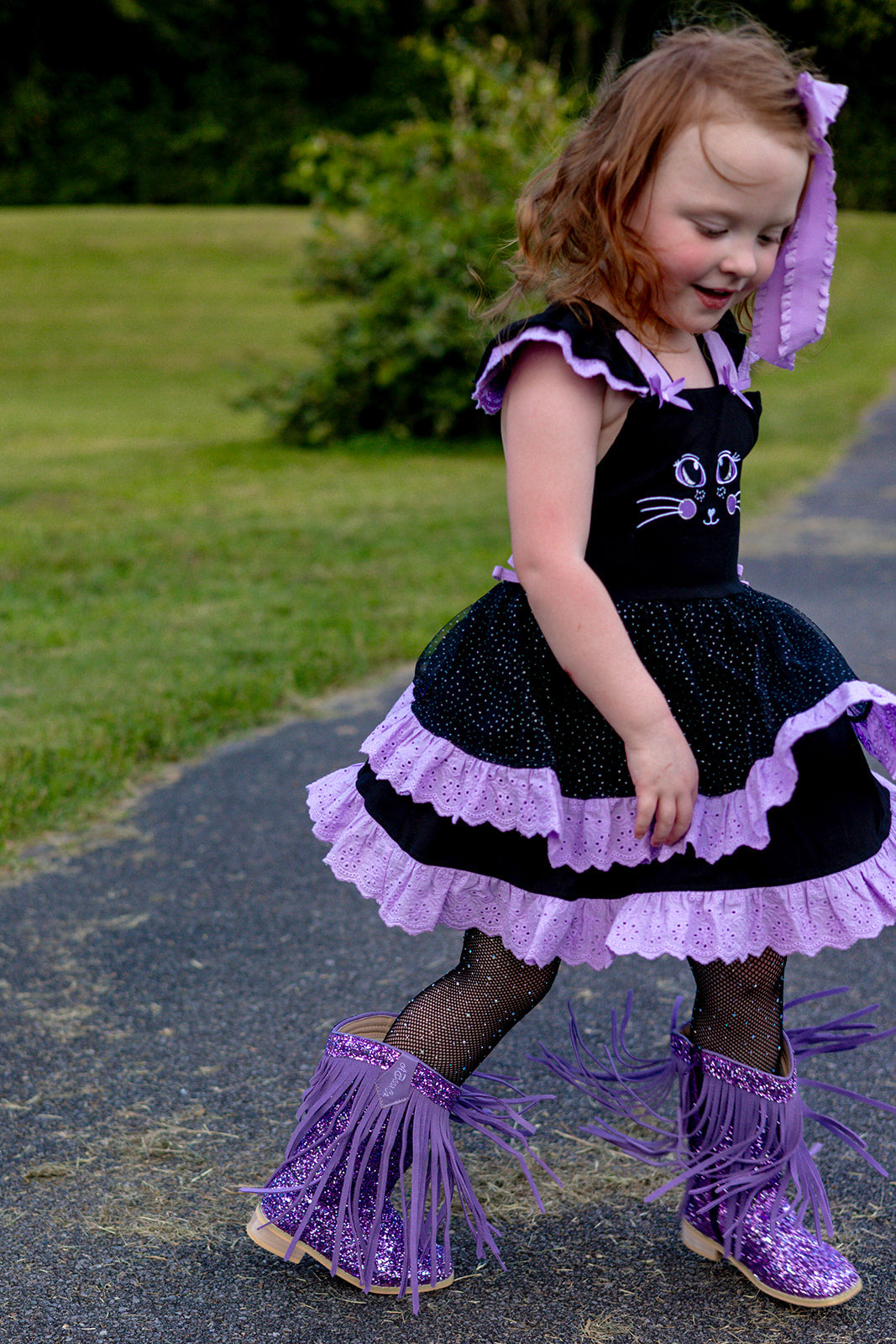 Smitten Kitten Lena Dress Set - Midnight Meow