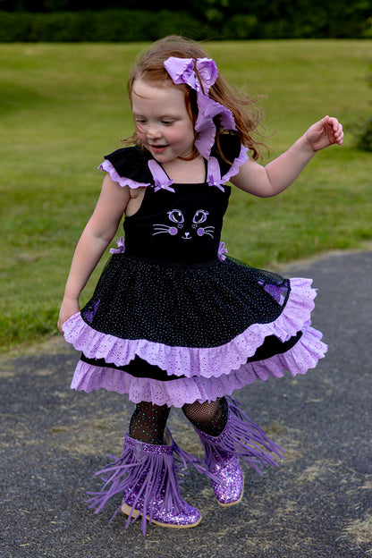 Smitten Kitten Lena Dress Set - Midnight Meow