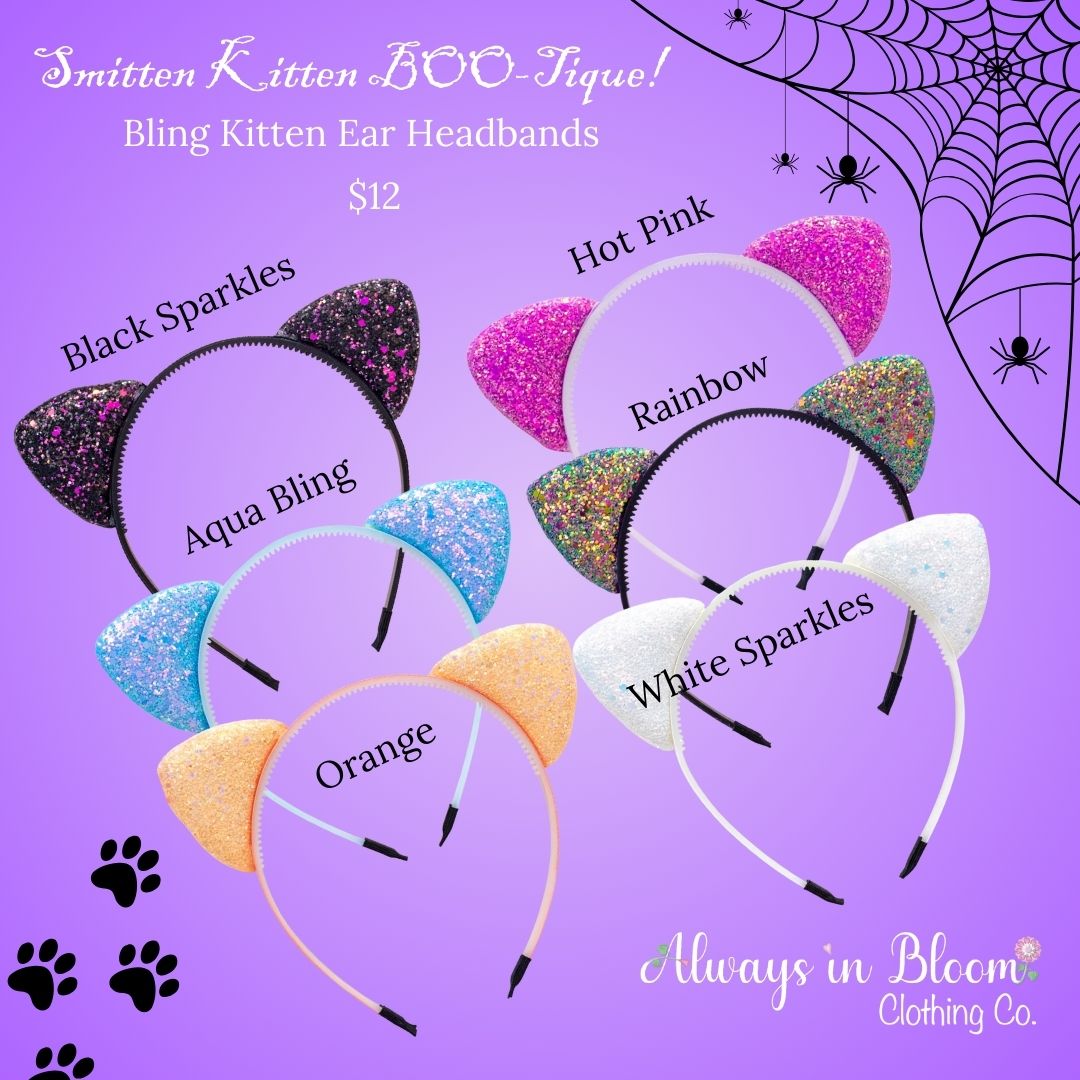 Bling Kitten Ears Headband