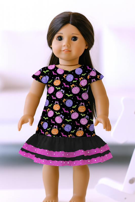 DOLL DRESS - Party Pumpkins
