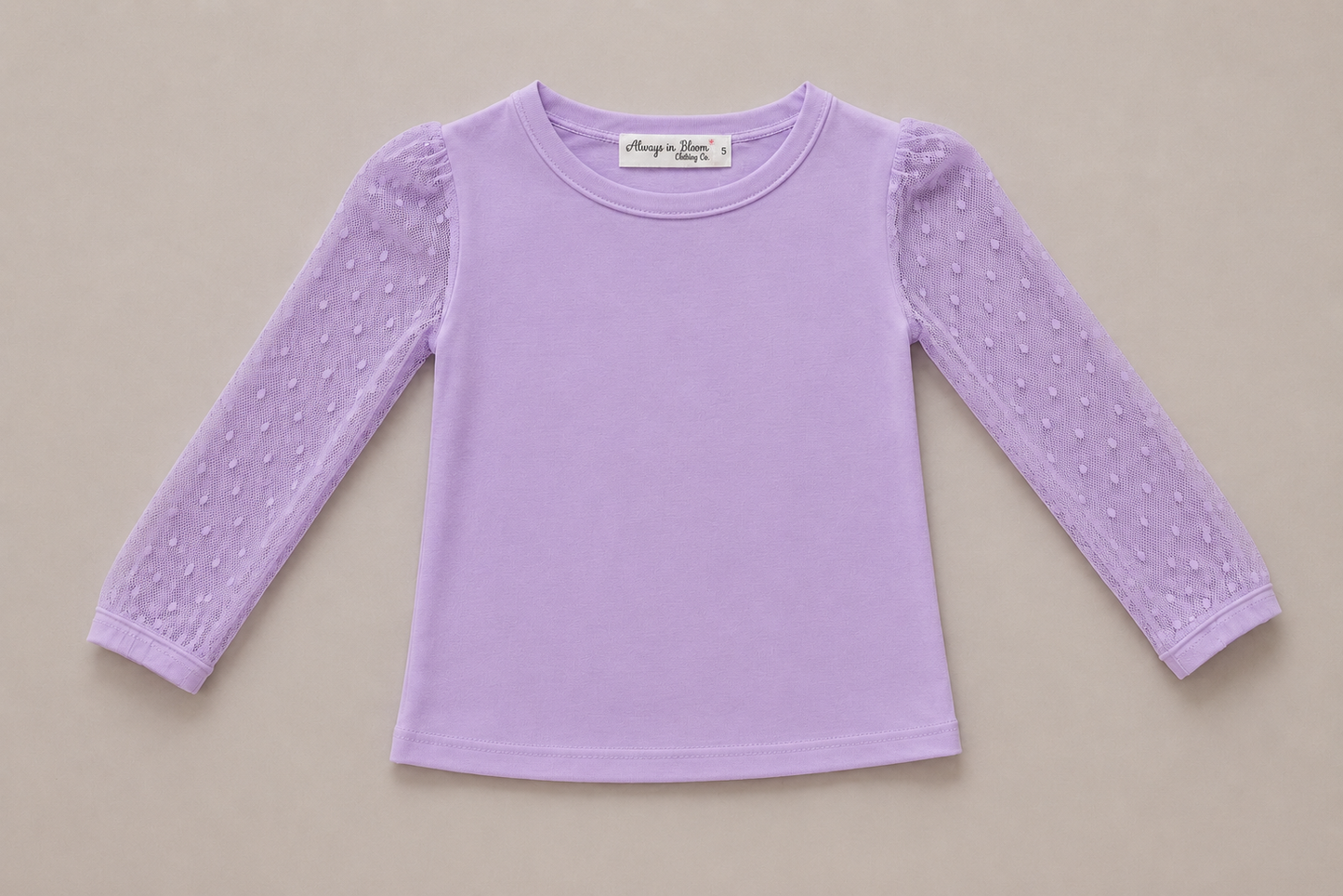 Girls Luxe Sheer Layering Shirt