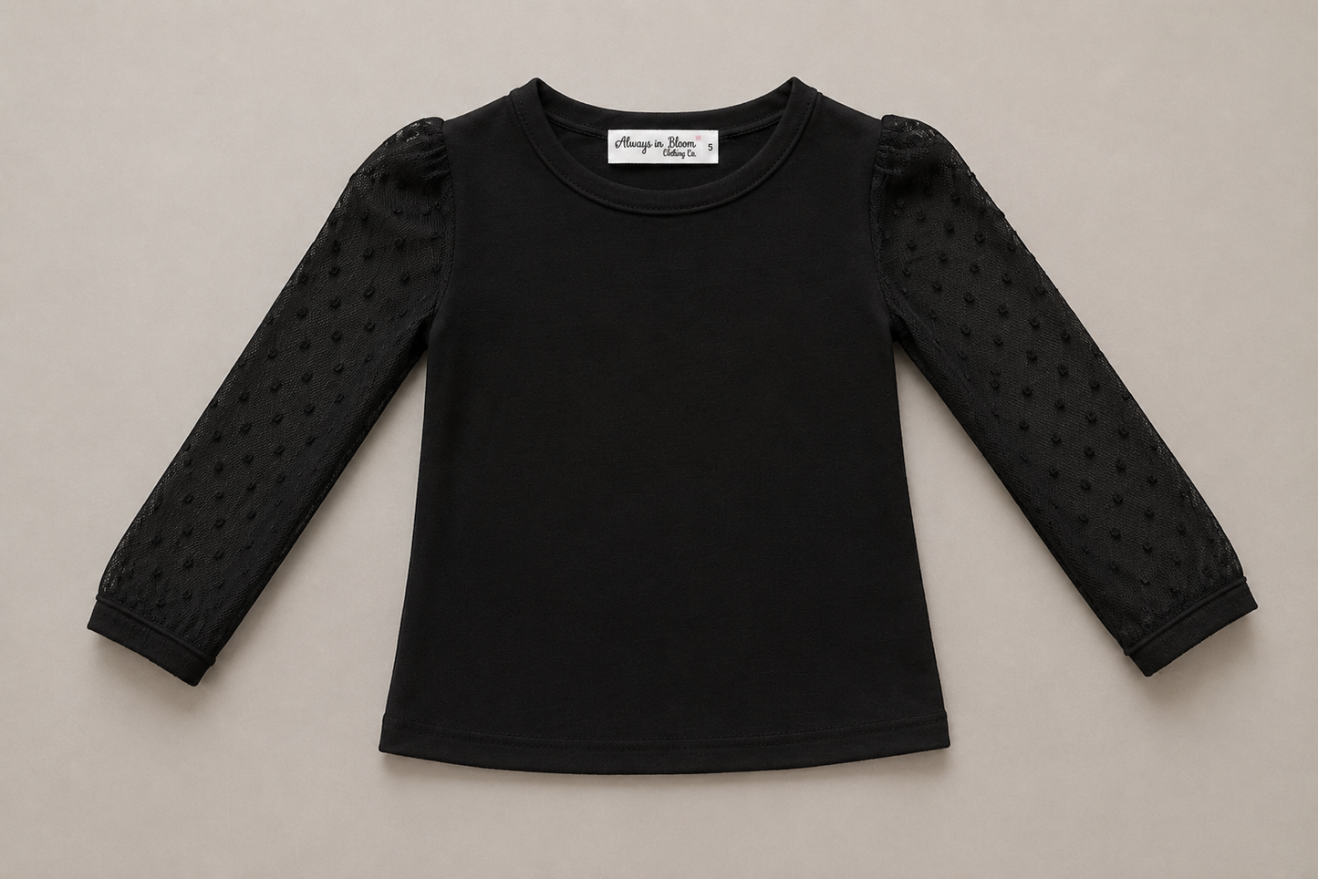 Girls Luxe Sheer Layering Shirt