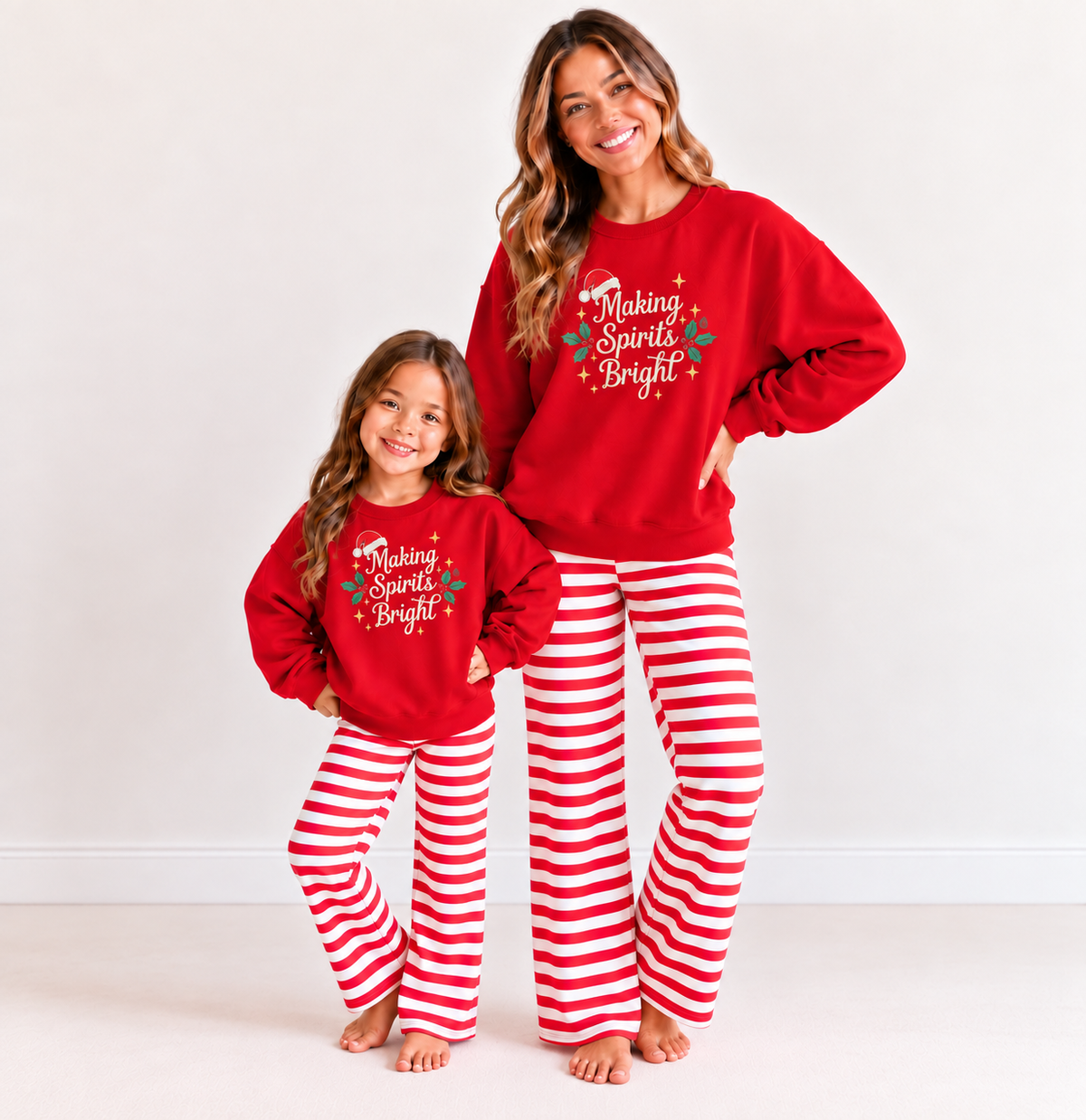 Luxe Sweatshirt - Making Spirits Bright