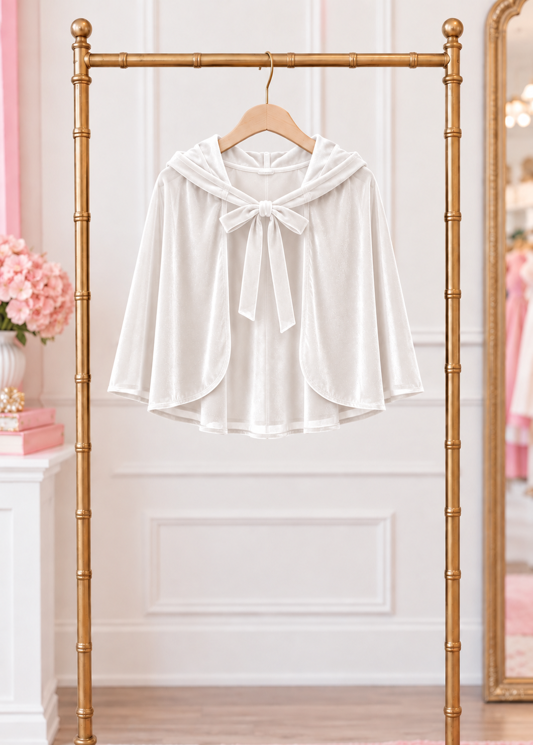 Velvet Cape - Nutcracker White