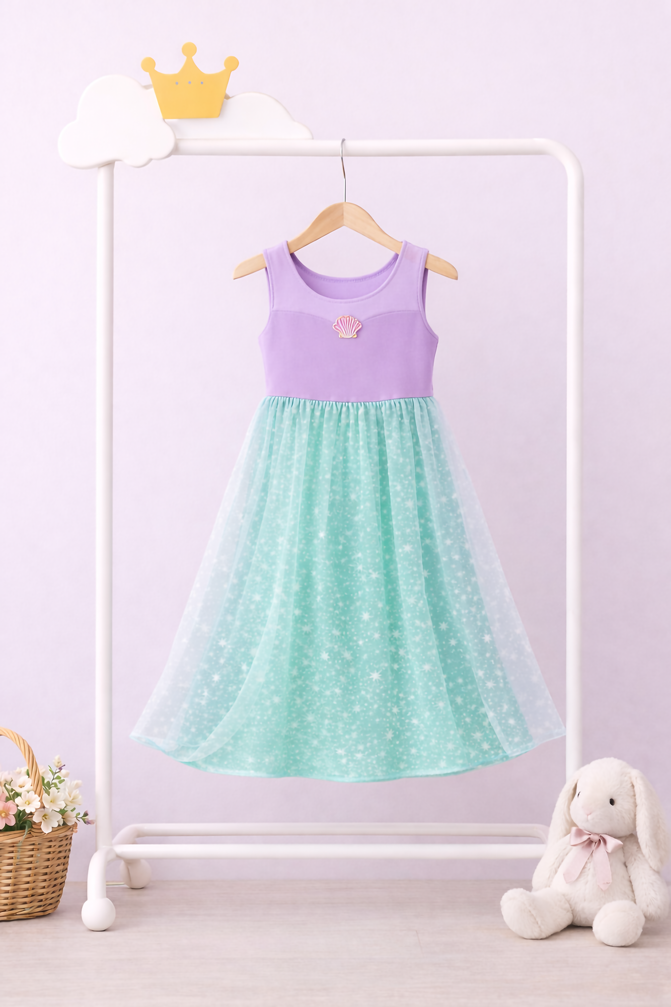 Bamboo Princess Lounge Gown - Sea Princess