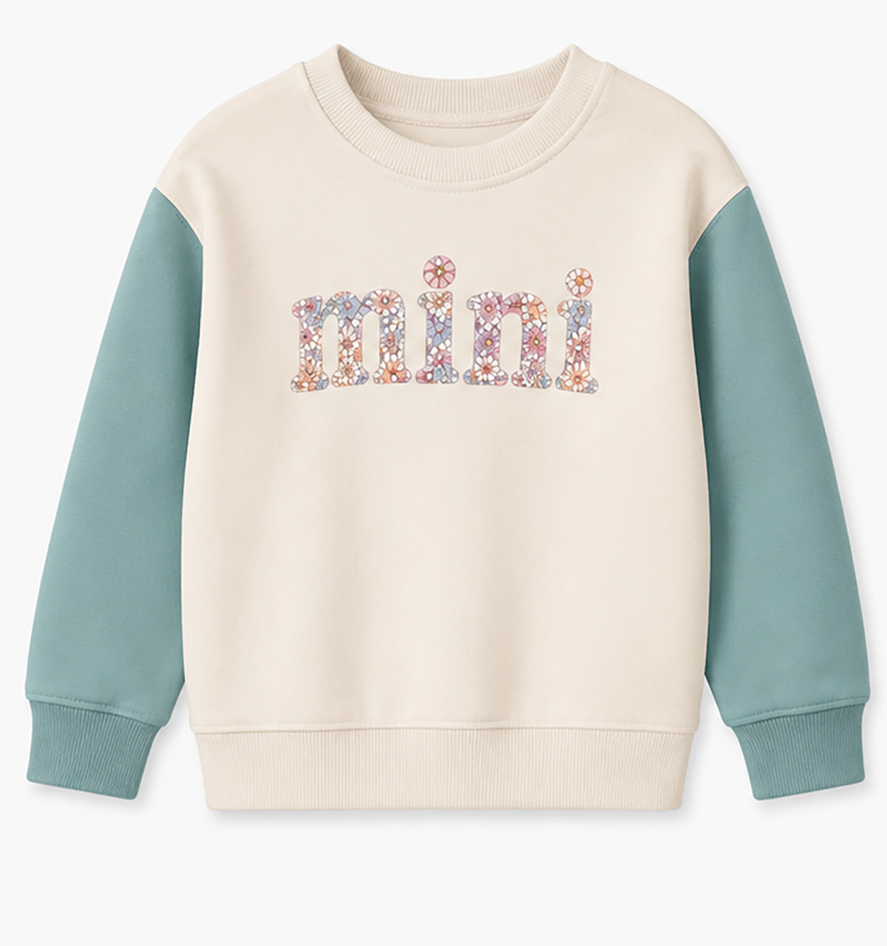 Mini Sweatshirt - Vintage Fall Floral