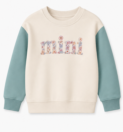 Mini Sweatshirt - Vintage Fall Floral