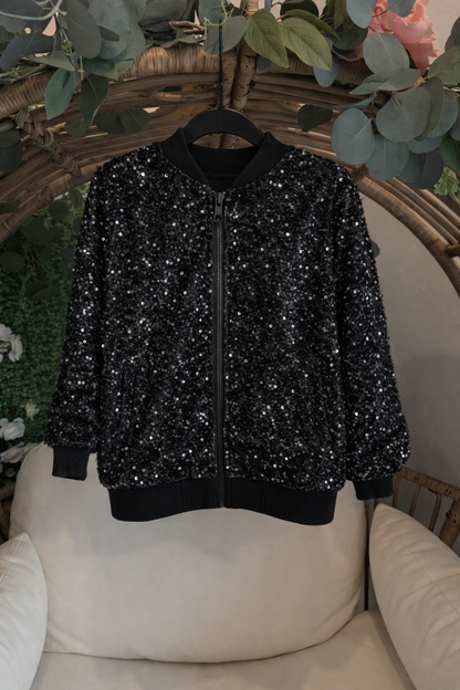 Luxe Velvet Sequin Jacket - pre-order