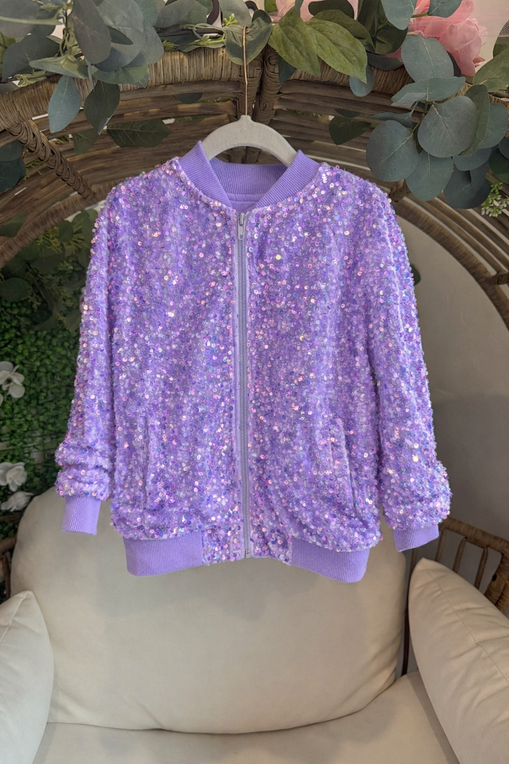 Luxe Velvet Sequin Jacket - pre-order