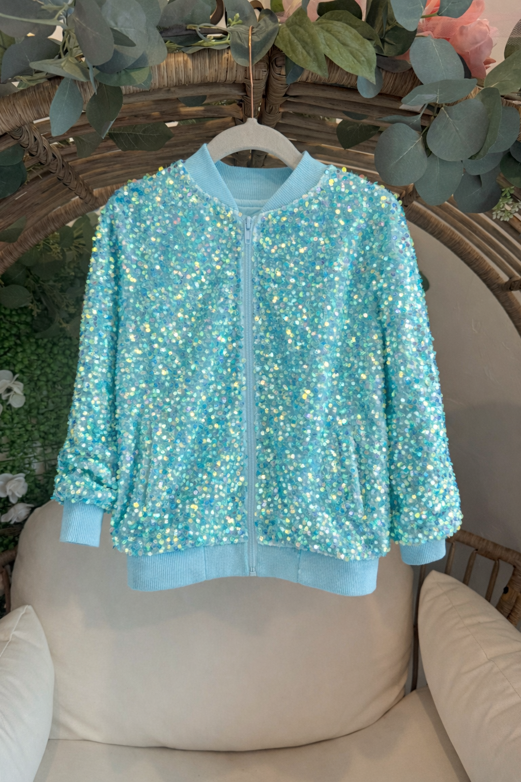 Luxe Velvet Sequin Jacket - pre-order