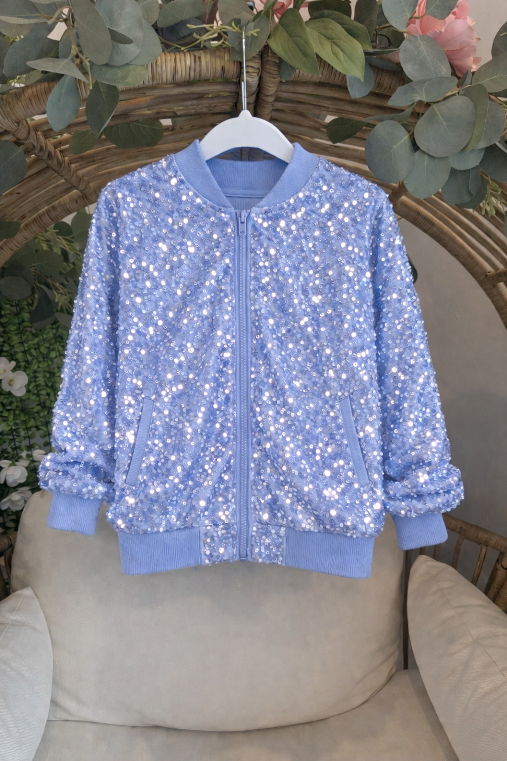 Luxe Velvet Sequin Jacket - pre-order