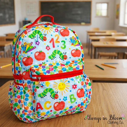 Toddler Backpack - Hungry Caterpillar (No Ruffles)