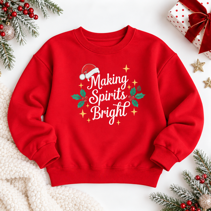 Luxe Sweatshirt - Making Spirits Bright