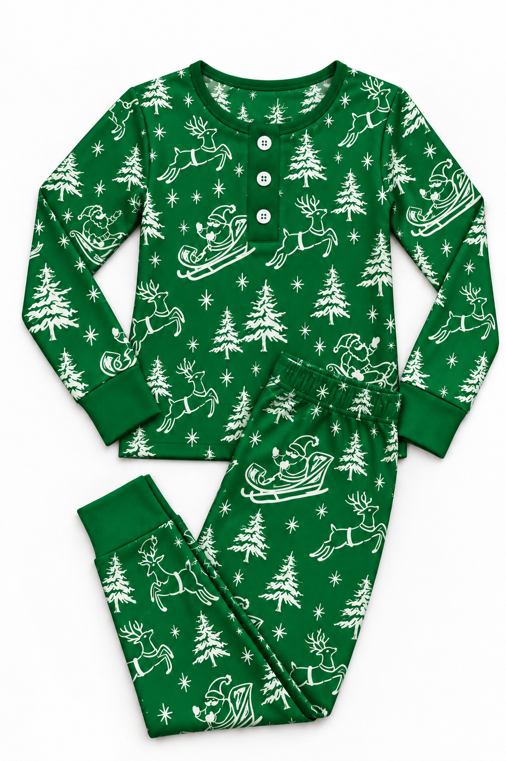 Daydream Bamboo Comfort Set - Vintage Christmas Green