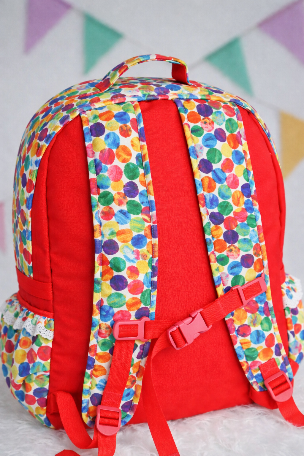 Full Size Ruffle Backpack - Hungry Caterpillar
