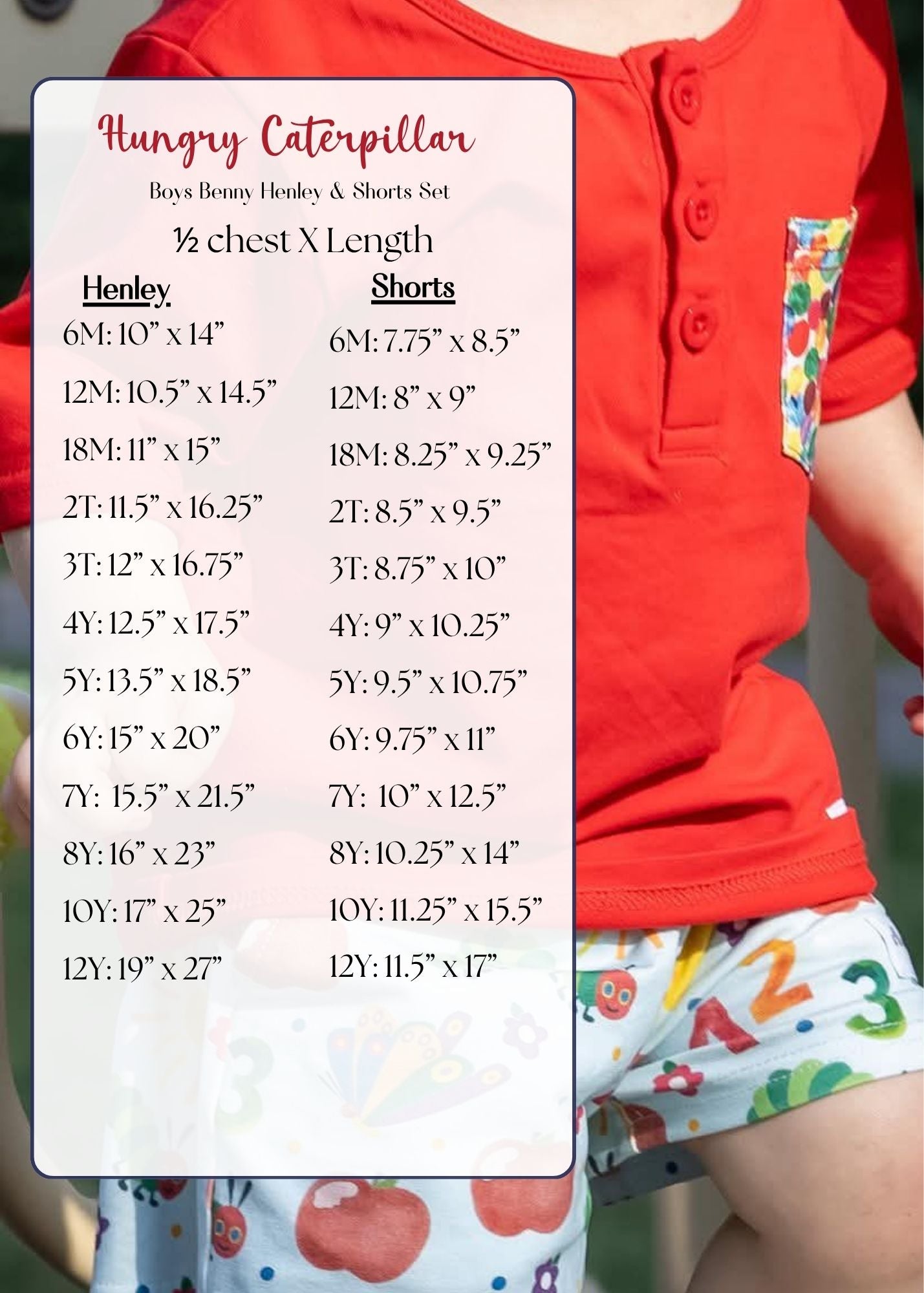 Boys 2 Piece Set - Hungry Caterpillar Vol. 3