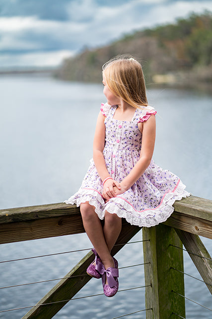 Pretty Petals - Pinafore Dress Set