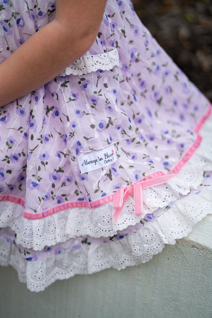 Pretty Petals - Pinafore Dress Set