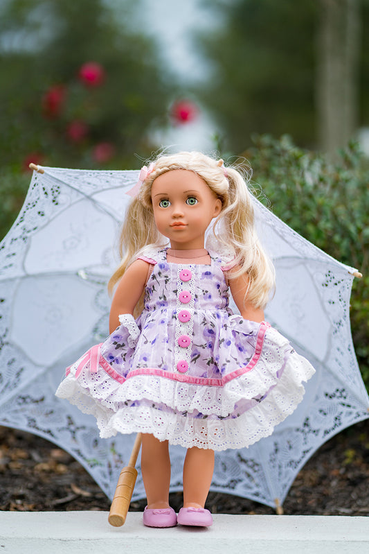 Pretty Petals - DOLL DRESS