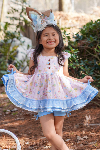 Riley Tunic Set - Pink Peter Rabbit