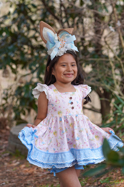 Riley Tunic Set - Pink Peter Rabbit