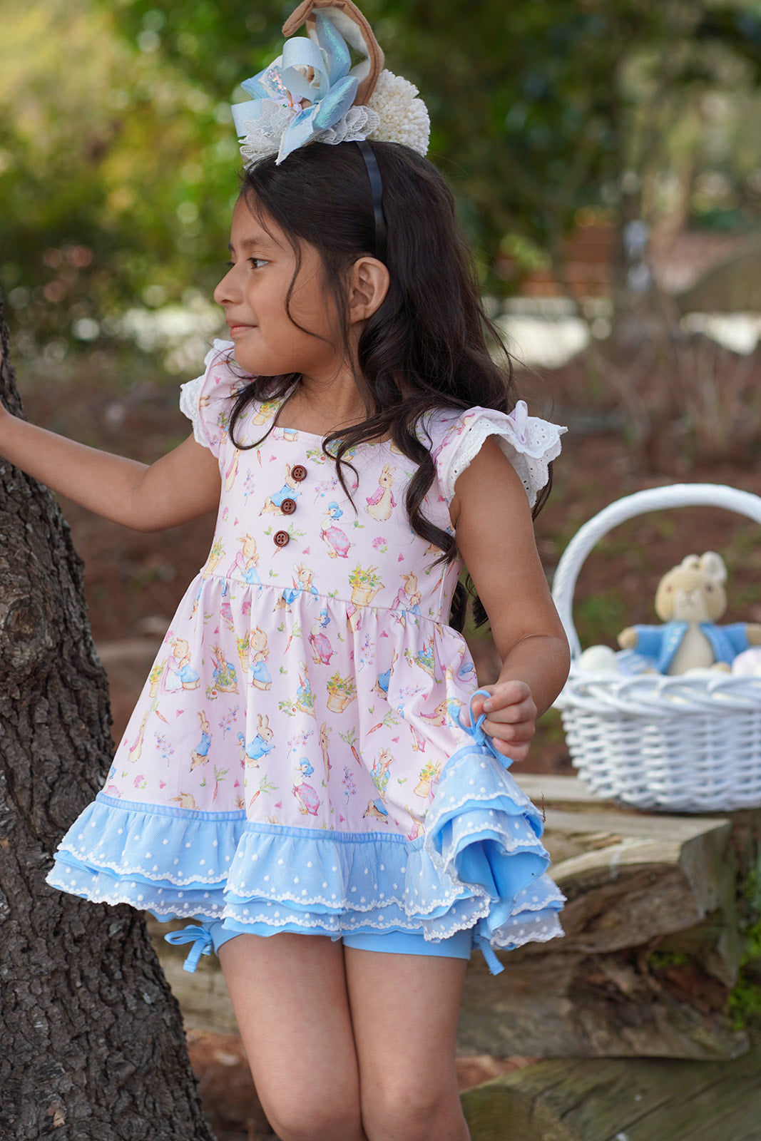 Riley Tunic Set - Pink Peter Rabbit