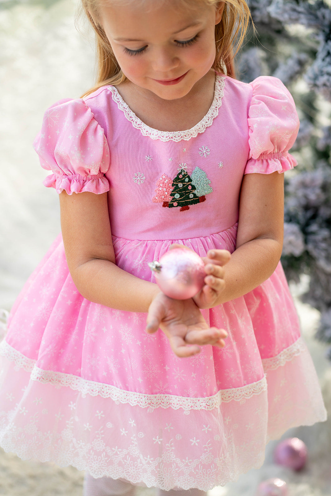 Dreaming of PINK Christmas Dress Set