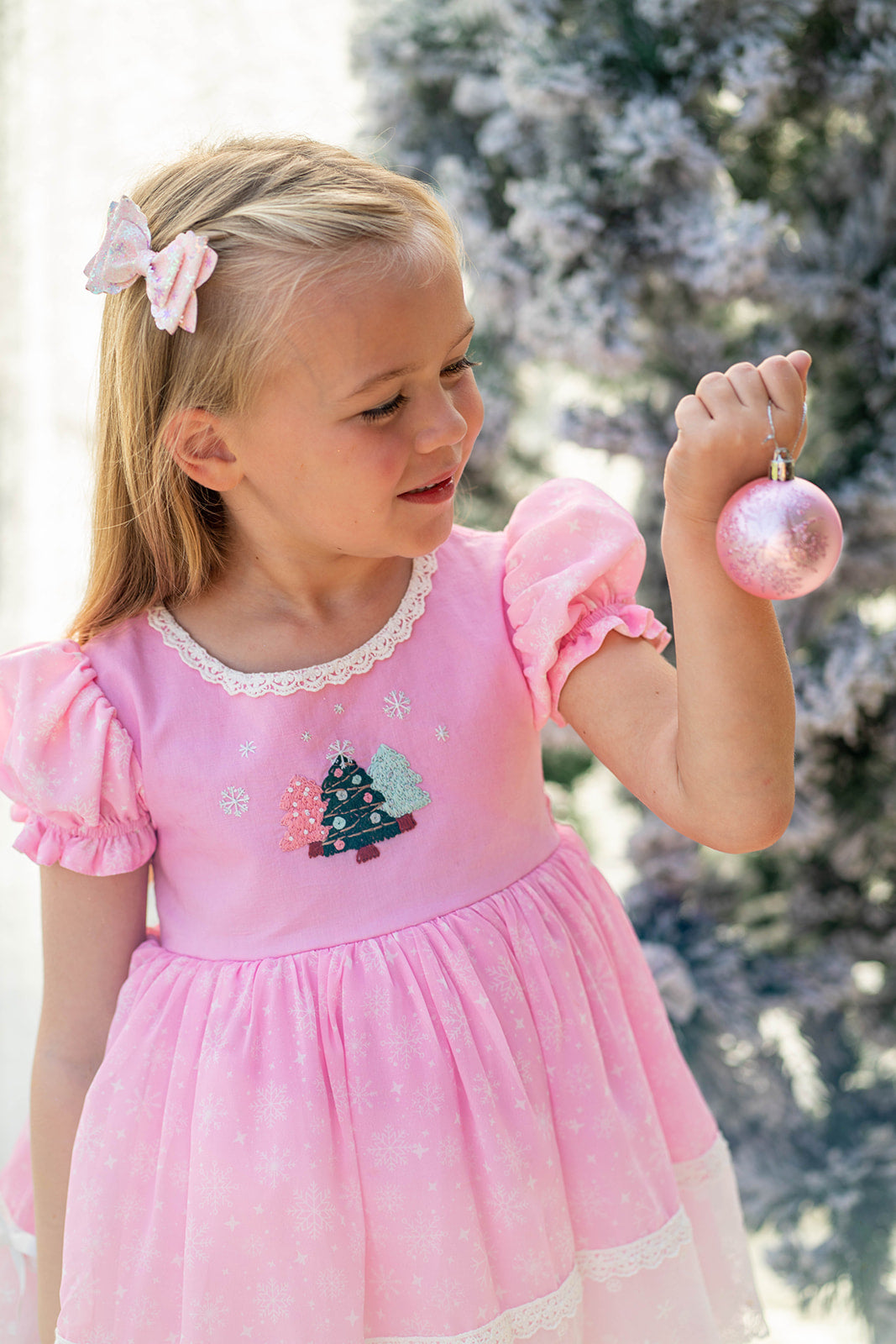 Dreaming of PINK Christmas Dress Set