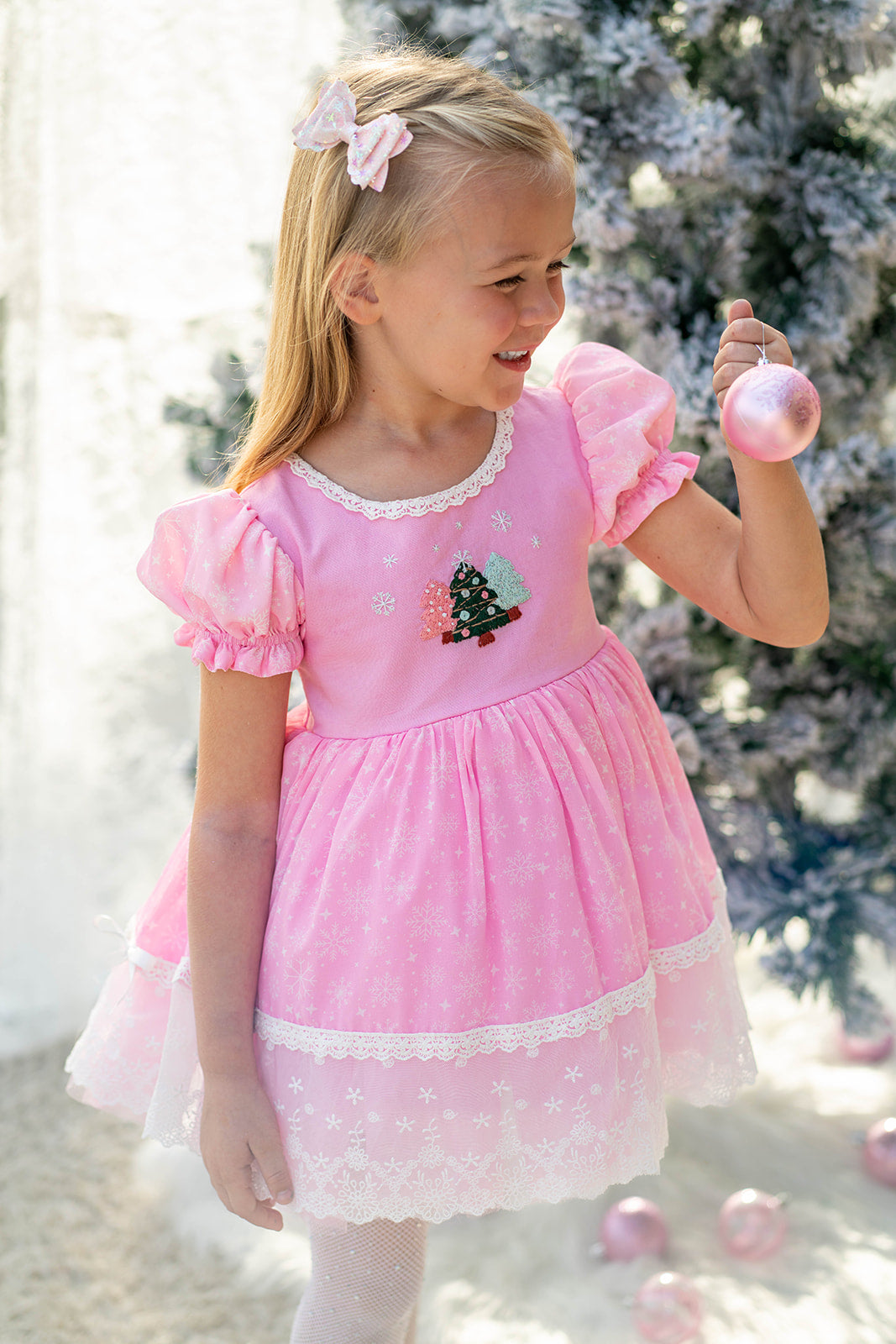 Dreaming of PINK Christmas Dress Set