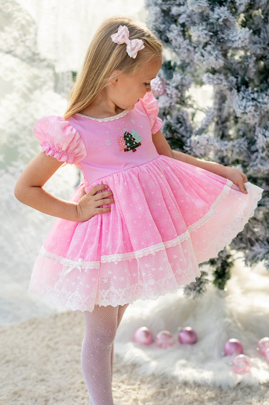 Dreaming of PINK Christmas Dress Set