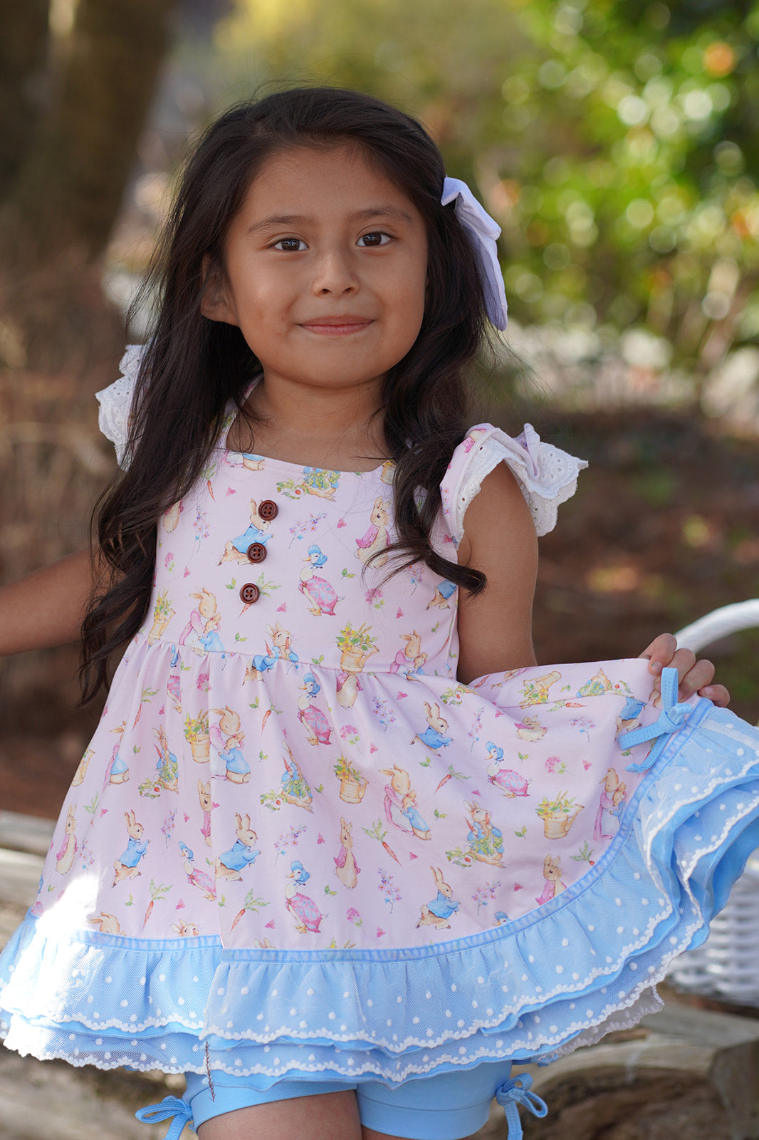 Riley Tunic Set - Pink Peter Rabbit