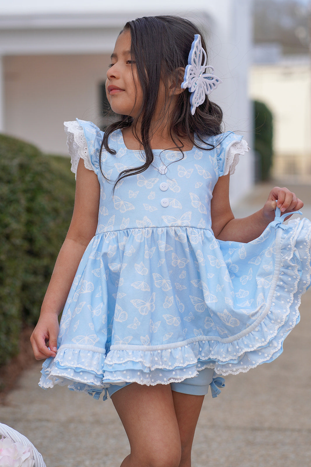 Riley Tunic Set - Butterfly Kisses