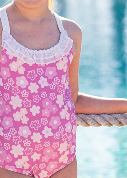 Ruffle One Piece Swim - Barbie Belle