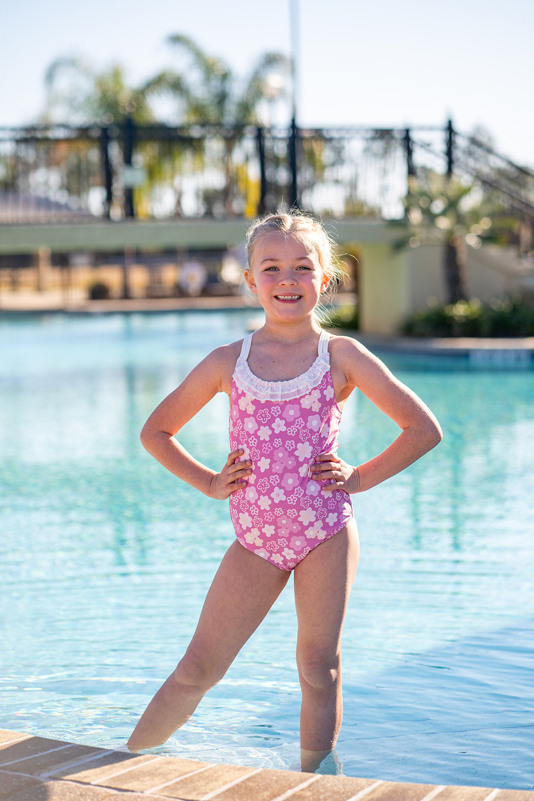 Ruffle One Piece Swim - Barbie Belle