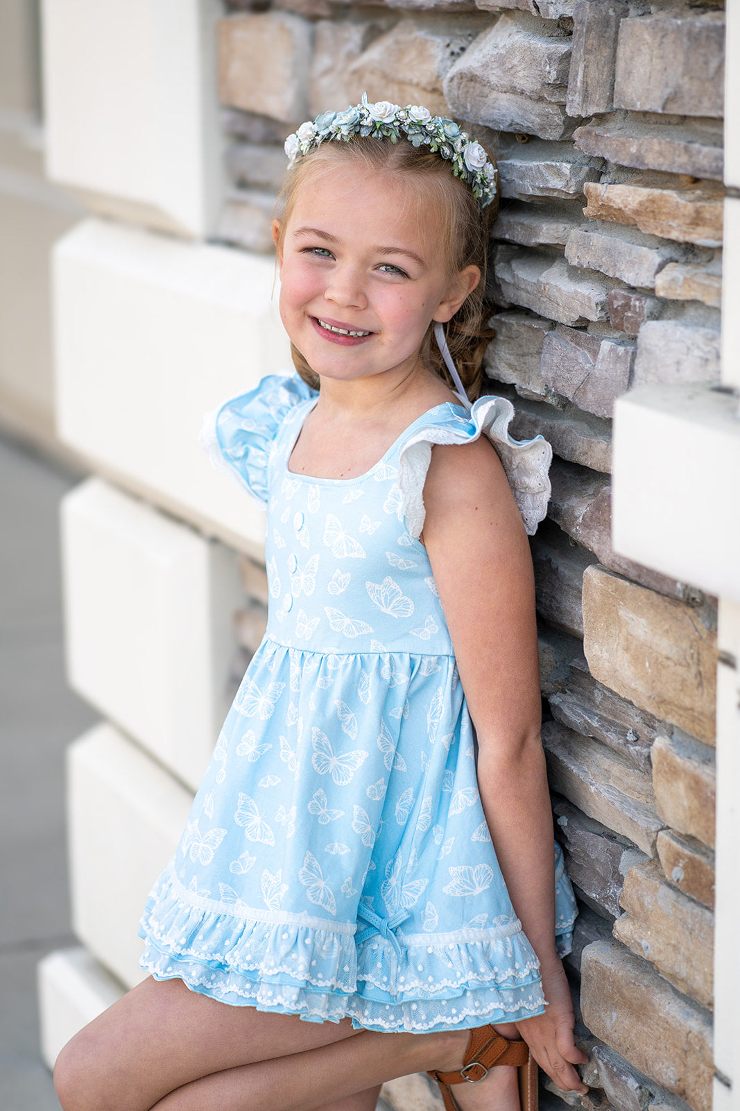 Riley Tunic Set - Butterfly Kisses