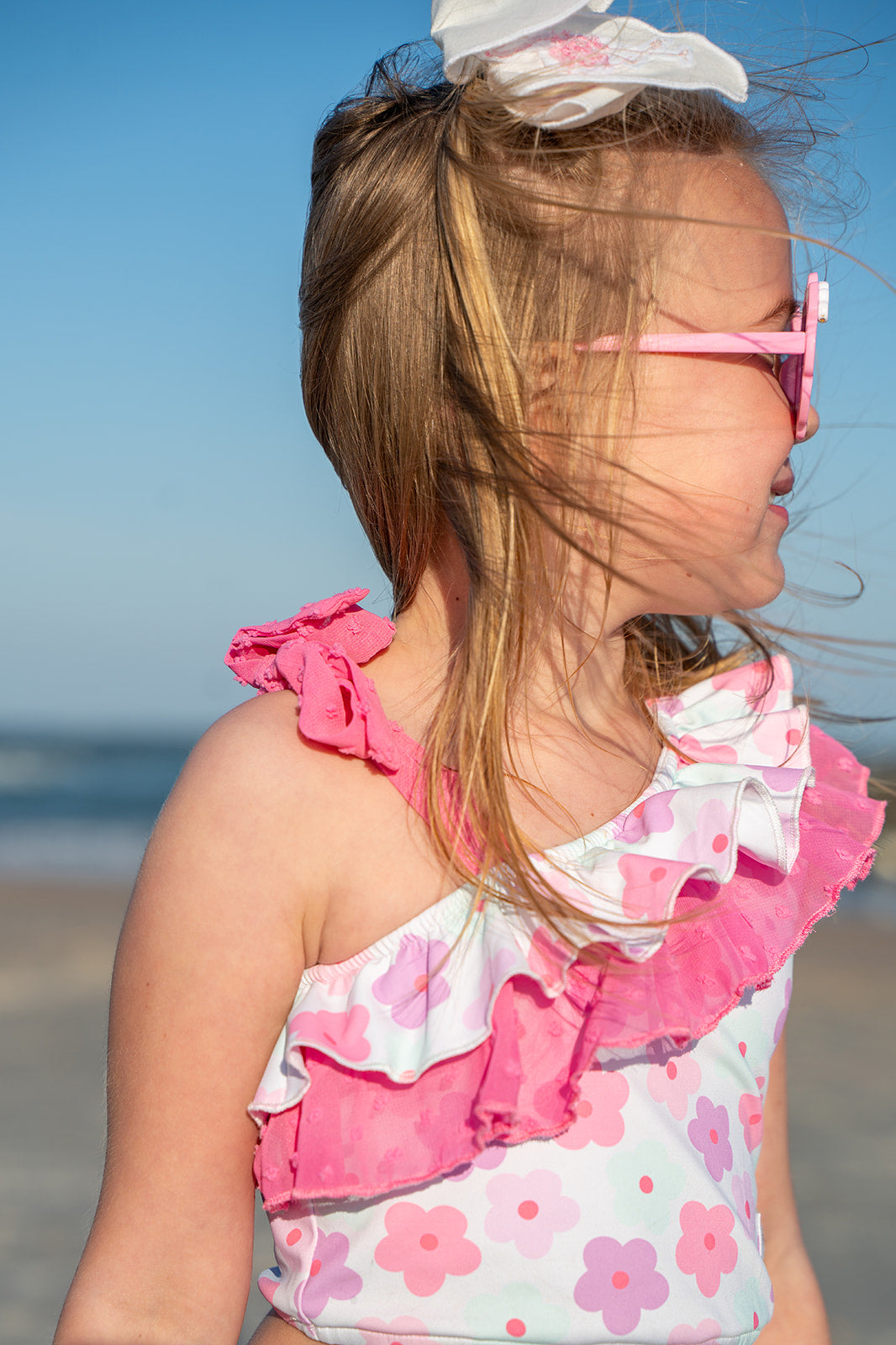 Ruffle Tankini Set - Summer Daisies