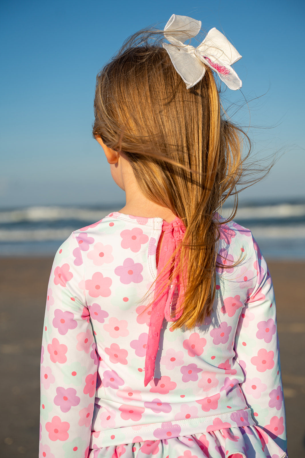 Girls Rashguard - Summer Daisies