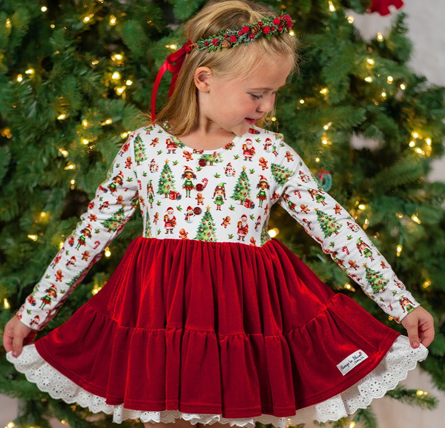 Jaylyn Twirl Dress Set - Santa's Workshop